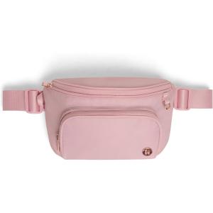 HUGGIES Unisex-Adult Diaper Waistpack Crossbody Bag(Bridal Rose)