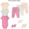 HUGGIES Baby 4-Pack Pants(Pale Peach/Pink)