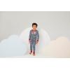 HUGGIES Baby Long Sleeve Pajama 4-piece Set(Mid Grey Heather/Fire Trucks)