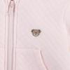 HUGGIES Fleece Lined Zip Up Hooded Jacket(Barely Pink)