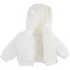 HUGGIES Fleece Lined Zip Up Hooded Jacket(Snow White)