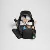 HUGGIES Unisex-adult Signature Hug Pack Diaper Backpack, Black Leather, One Size(Black)