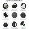 HUGGIES Unisex-adult Signature Hug Pack Diaper Backpack, Black Leather, One Size(Black/Bundle)