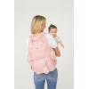 HUGGIES Unisex-adult Signature Hug Pack Diaper Backpack, Black Leather, One Size(Bridal Rose)