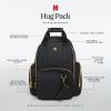 HUGGIES Unisex-adult Signature Hug Pack Diaper Backpack, Black Leather, One Size(Cognac Leather)