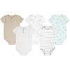 HUGGIES Baby 5-pack Elevated Bodysuit(Blue Haze/Heather)