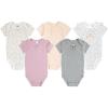 HUGGIES Baby 5-pack Elevated Bodysuit(Cameo Pink/Heather)