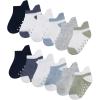 Huggies 12-Pack Lightweight Ankle Gripper Socks(Desert Sage/Blue)
