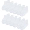 Huggies 12-Pack Lightweight Ankle Gripper Socks(White)
