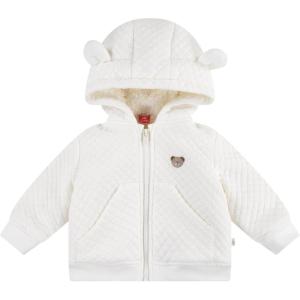 HUGGIES Fleece Lined Zip Up Hooded Jacket(Snow White)