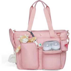 Huggies Signature Hug Weekender Tote Diaper Bag(Bridal Rose)