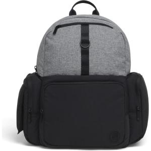 HUGGIES Unisex-adult Day Pack Diaper Backpack, Black/Solid, One Size(Dark Grey Heather/Black)